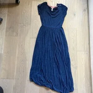 chinese dress ladies Matilda Ruffle-Trim Cut-Out Maxi Dress in Black main image 1